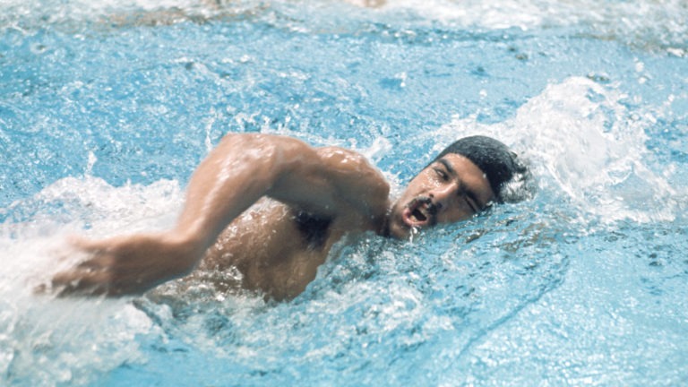 Mark Spitz at the Munich 1972 Olympic Games