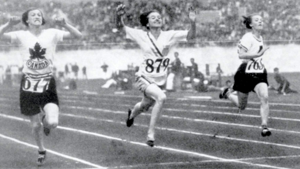 Betty Robinson at the Amsterdam 1928 Olympic Games