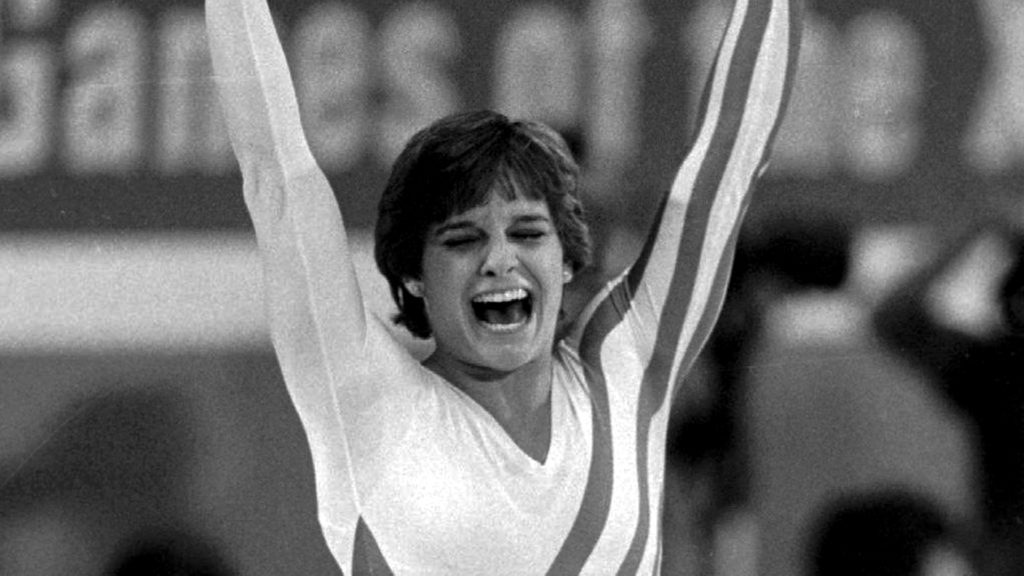 Mary Lou Retton at the Los Angeles 1984 Olympic Games
