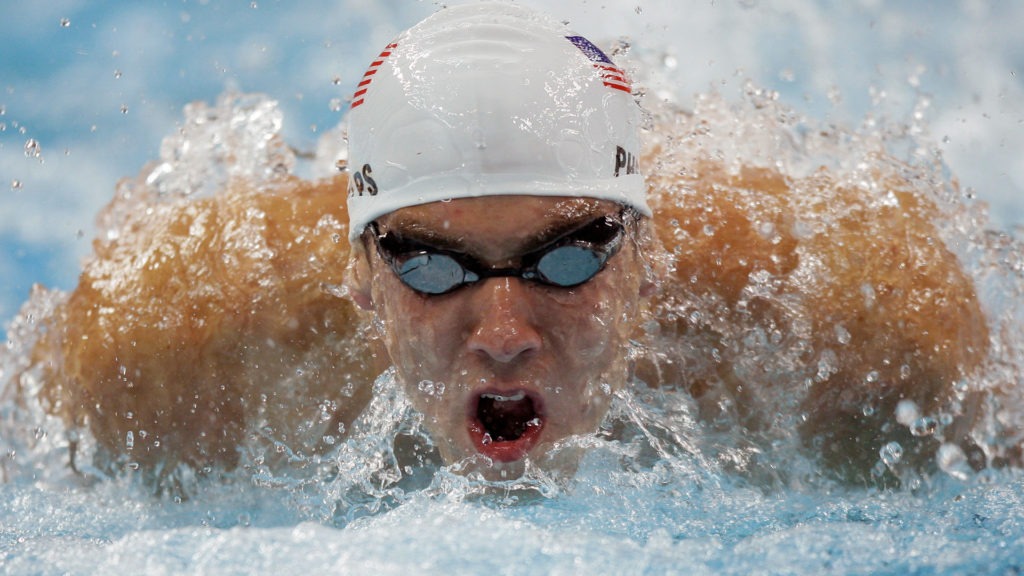 Michael Phelps at the Beijing 2008 Olympics in Beijing
