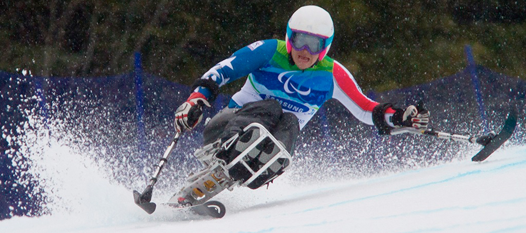 Para skier Alana Nichols wins gold - vancouver 2010