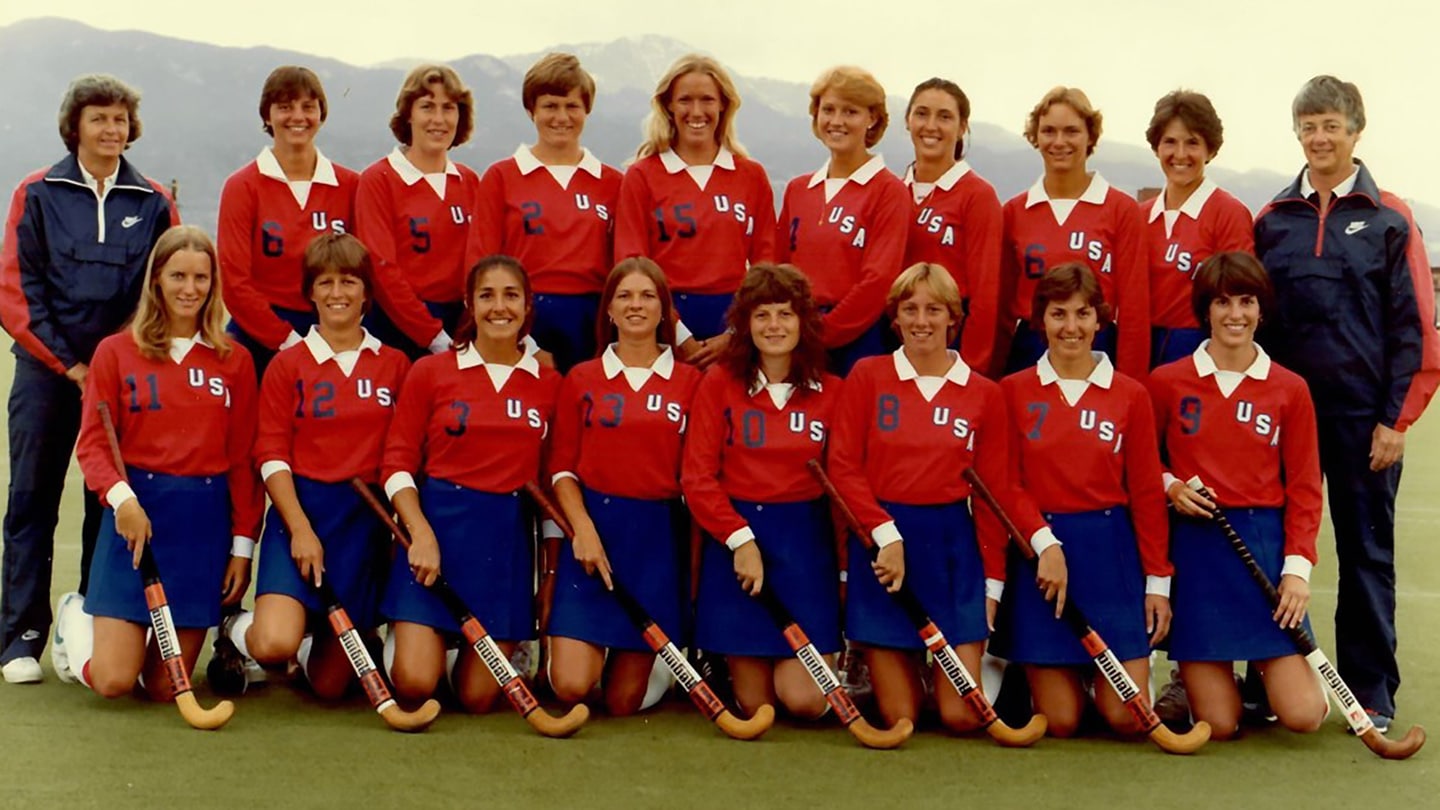 The 1980 U.S. Olympic Field Hockey Team photo