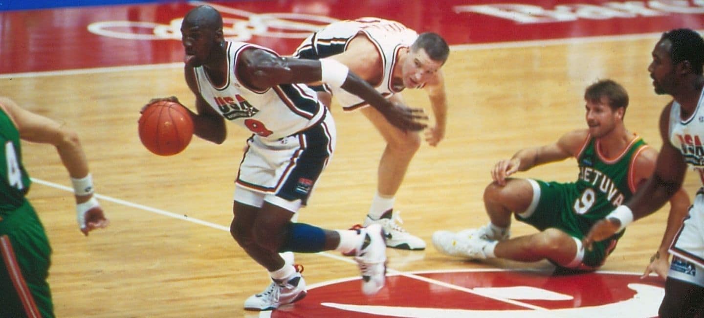 Barcelona 1992 Olympic Games, Basketball. Michael Jordan (USA, gold) #9