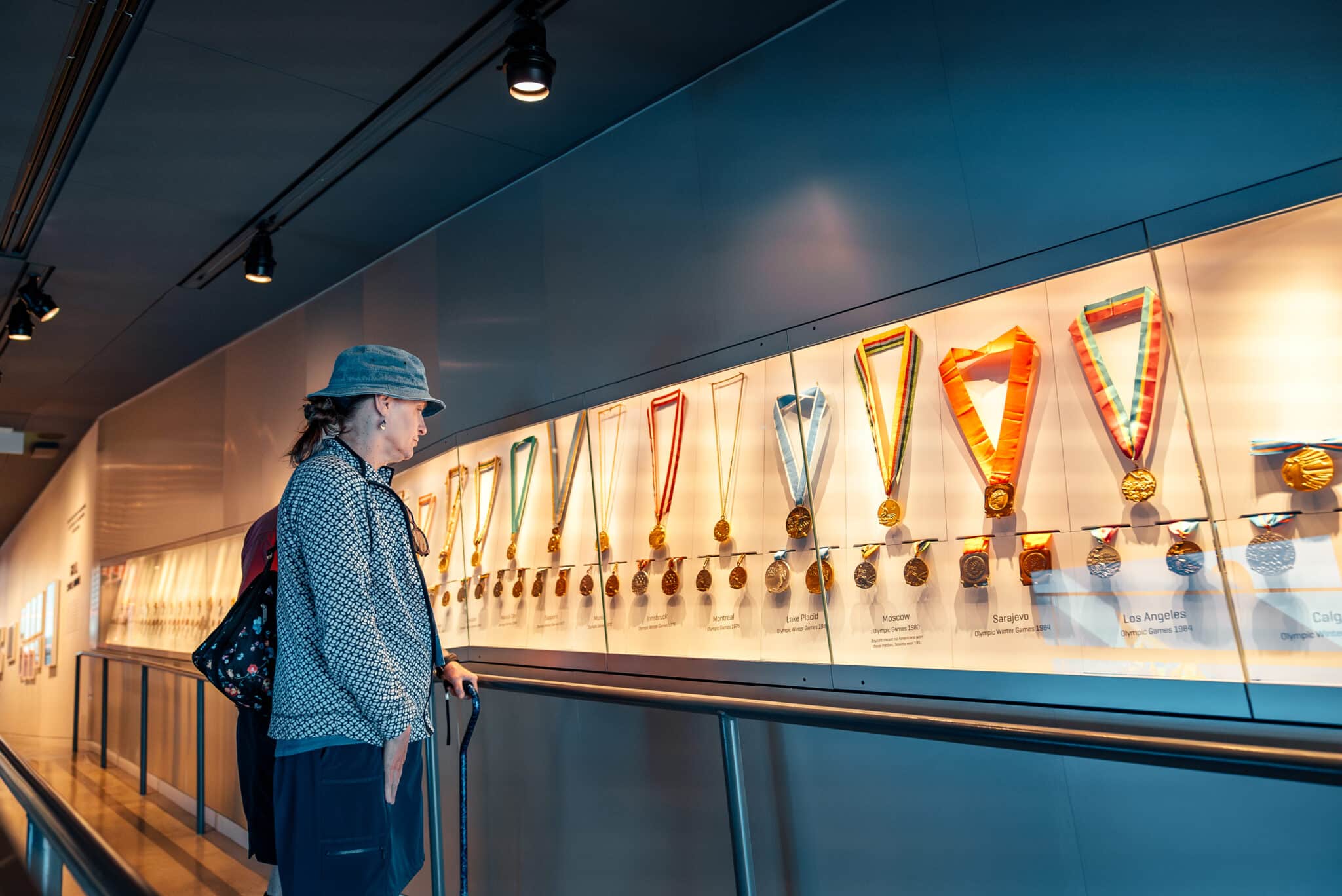 Olympic Medals exhibit at the U.S. Olympic & Paralympic Museum