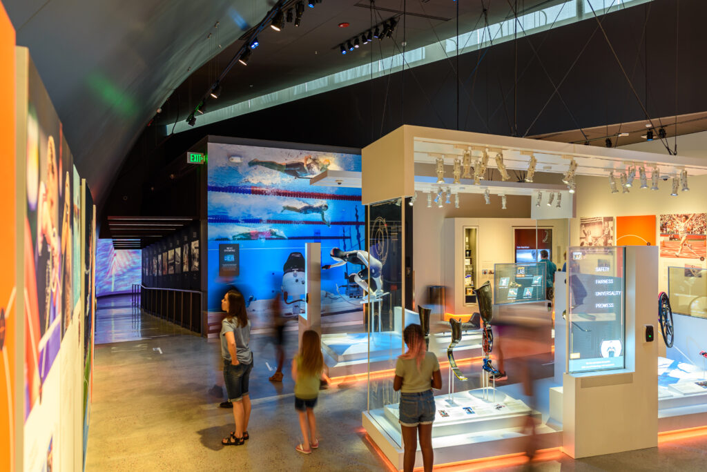 image of gallery at the U.S. Olympic & Paralympic Museum