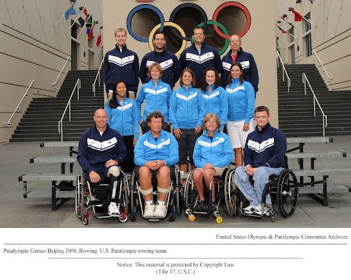 image of para rowing paralympic team