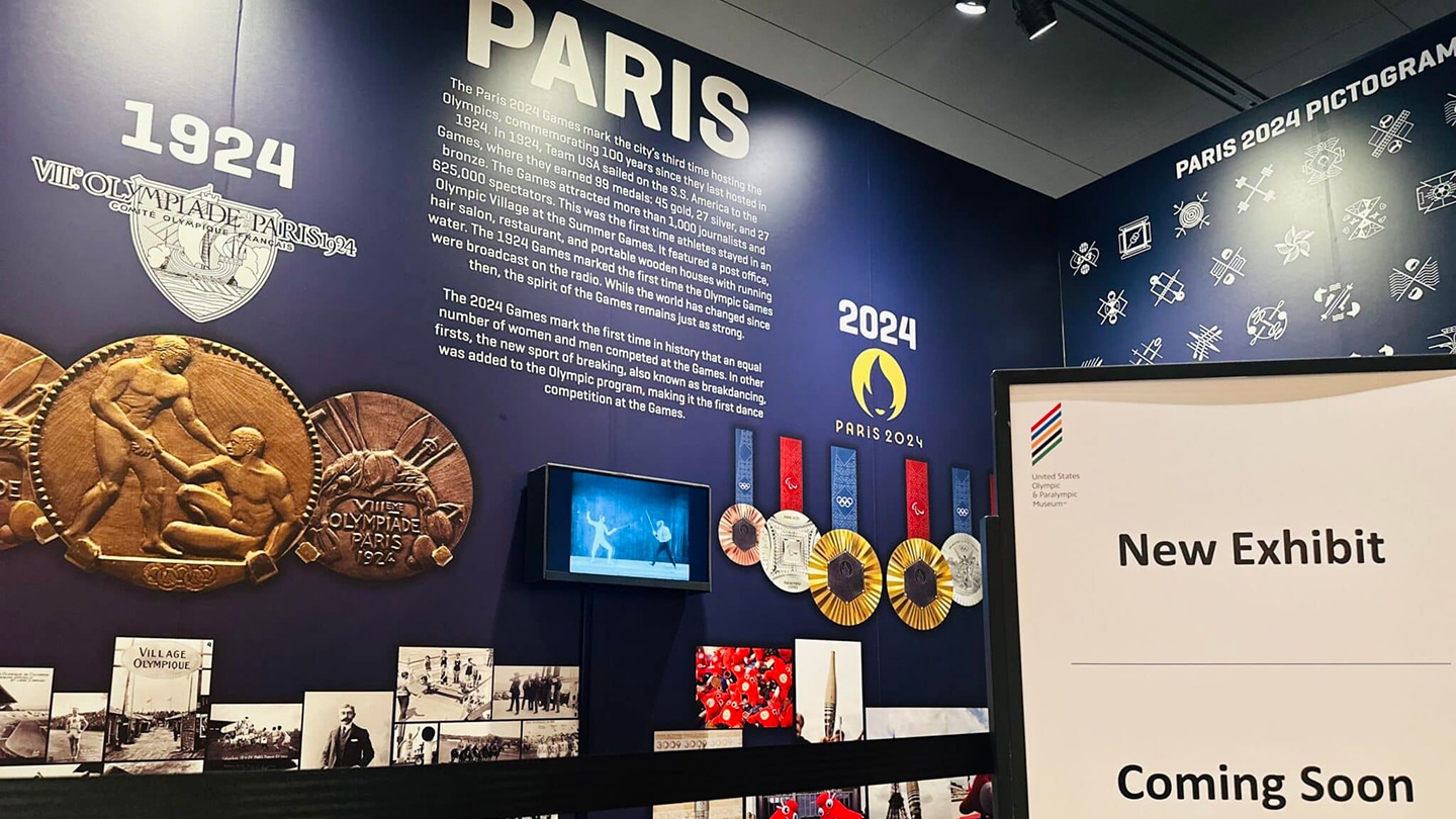 Return to Paris Exhibit at the U.S. Olympic & Paralympic Museum