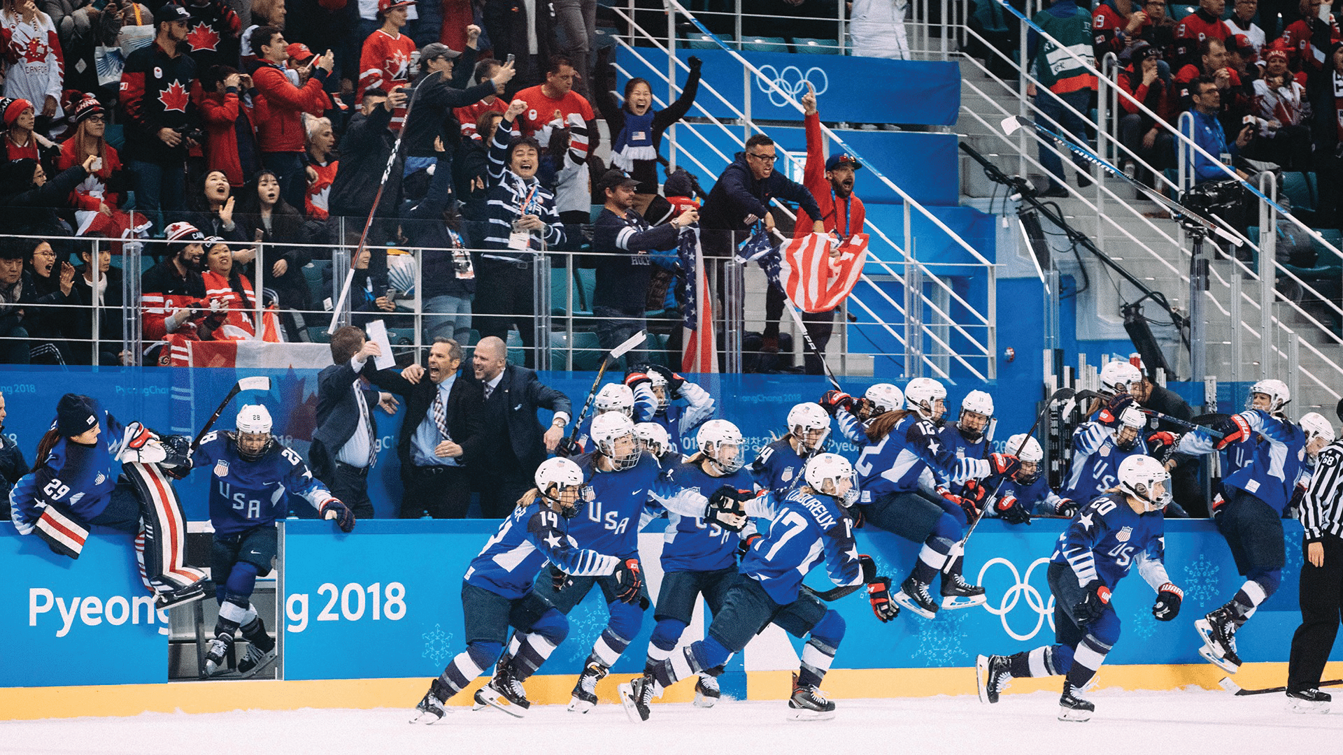 image of ice hockey in the olympics