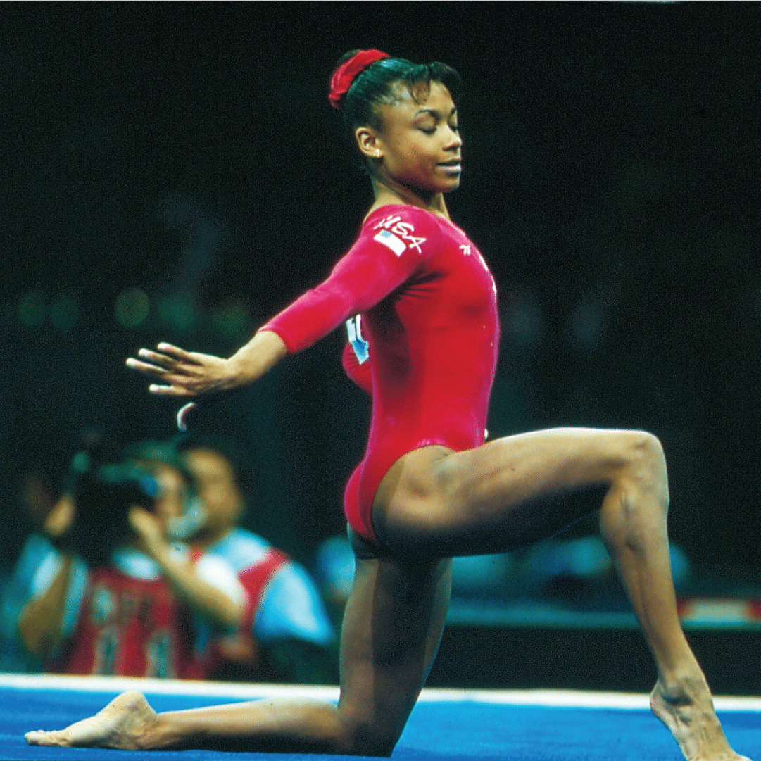 Dominique Dawes - famous female gymnast at the olympics