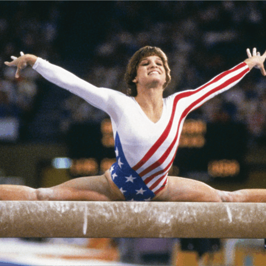 Mary Lou Retton - famous female gymnast from team USA