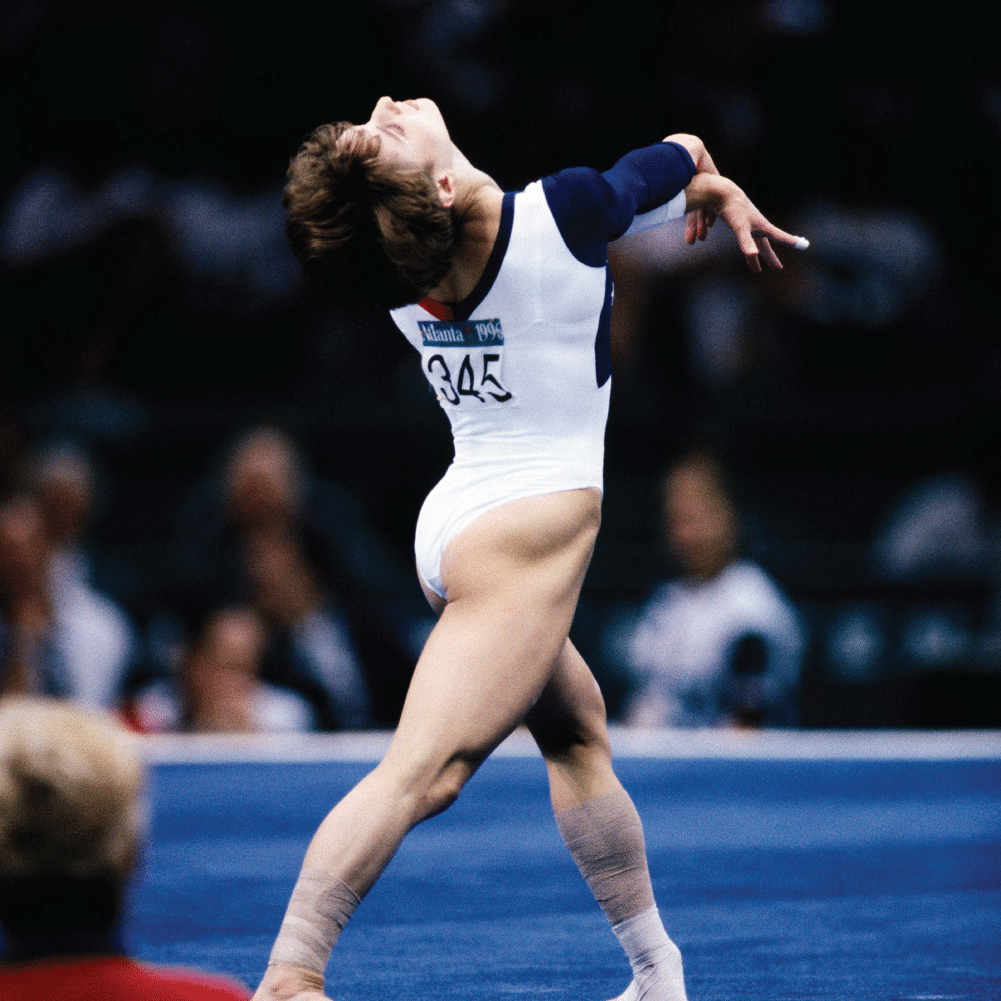 kerry strug - famous female gymnast in the olympics