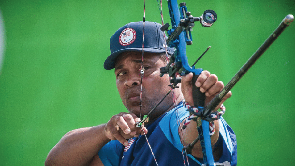 Andre Shelby - first Black U.S. Paralympic archer