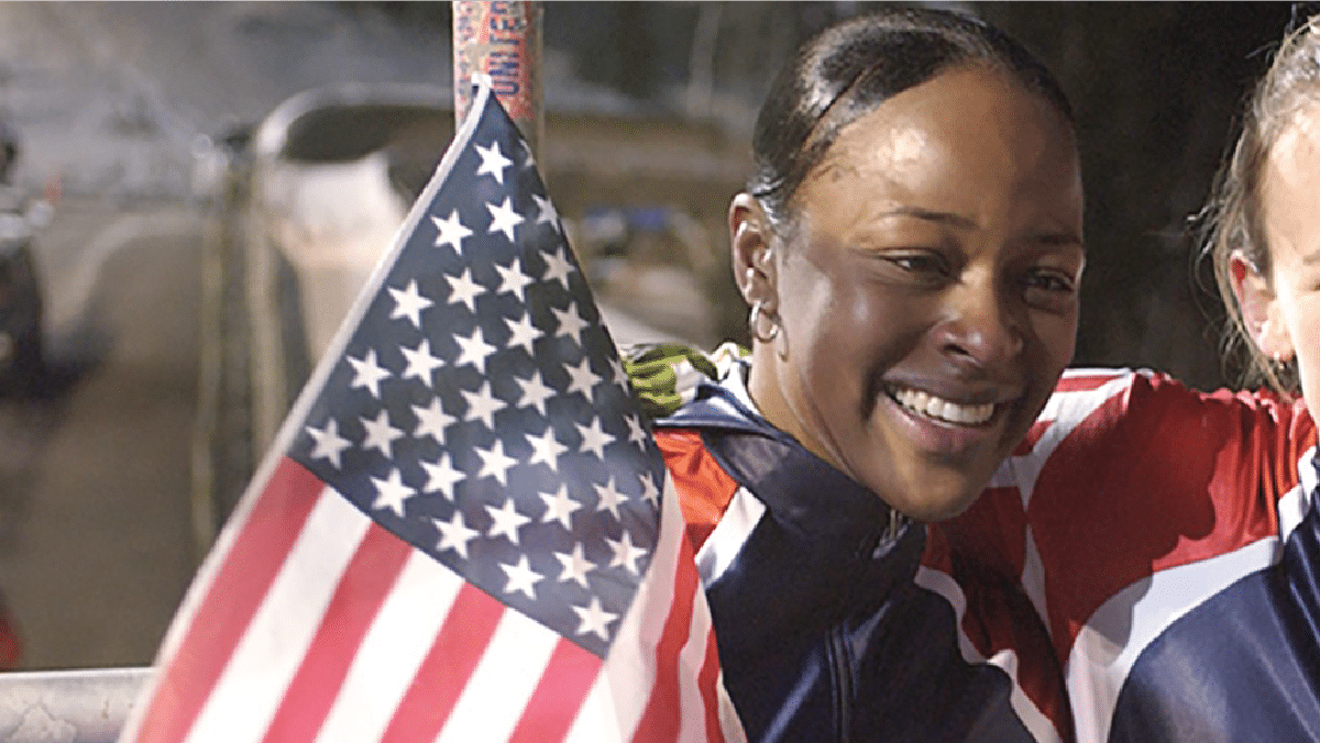 vonetta flowers - first Black American athlete to win Olympic Winter gold