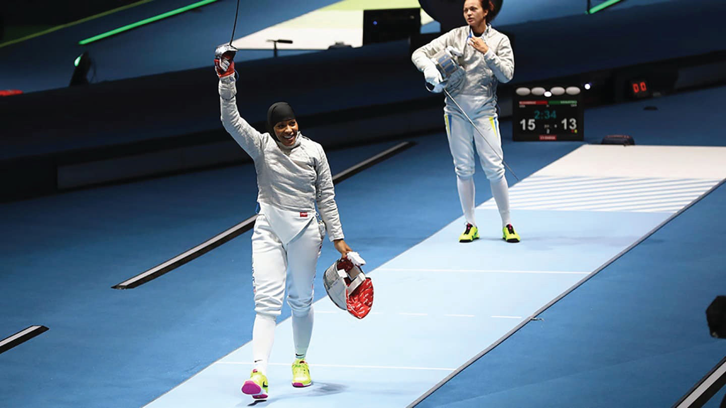 Ibtihaj Muhammad - first Muslim American woman to win an Olympic medal