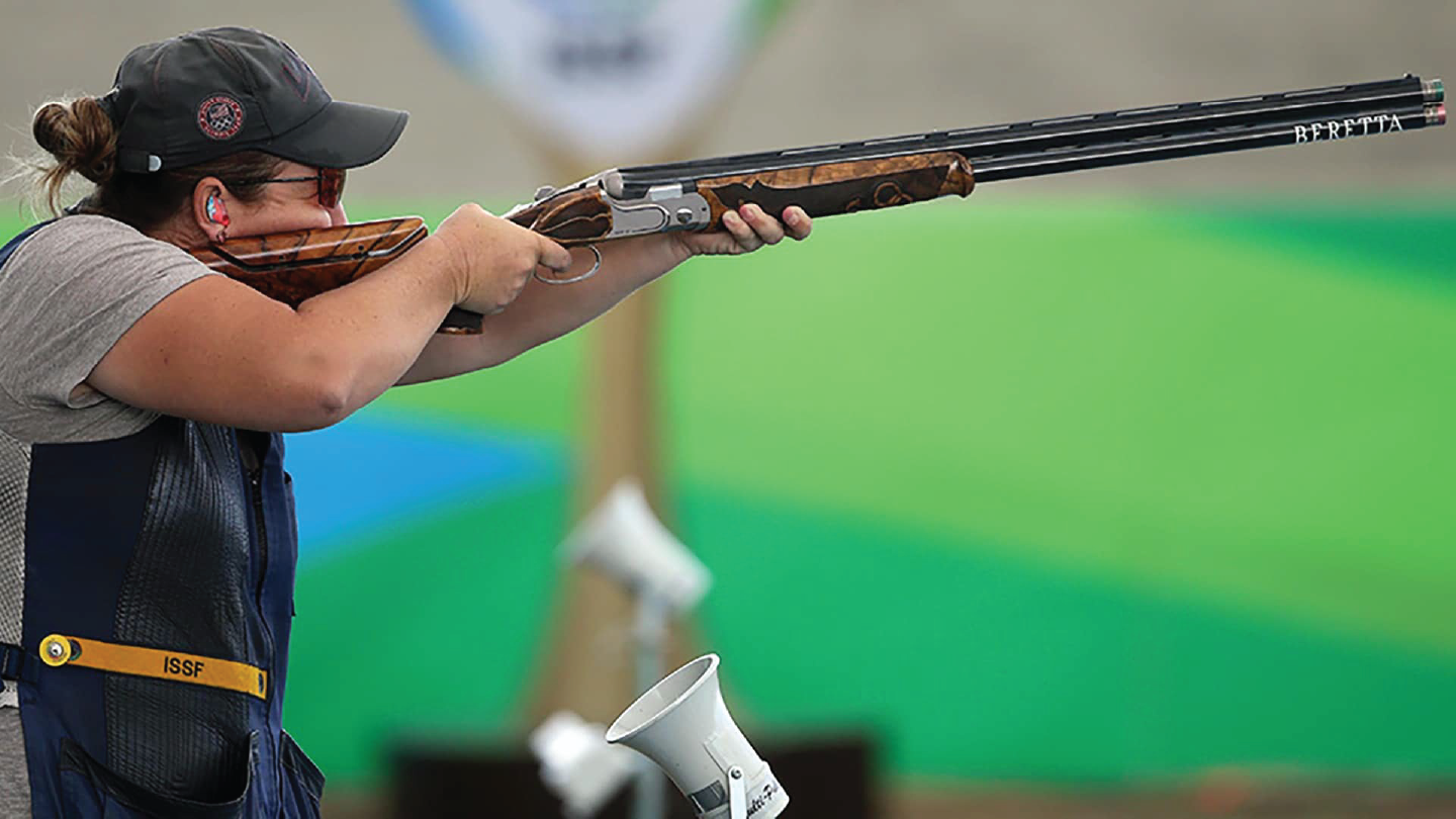 Kim Rhode - first woman to win medals in six consecutive Olympics
