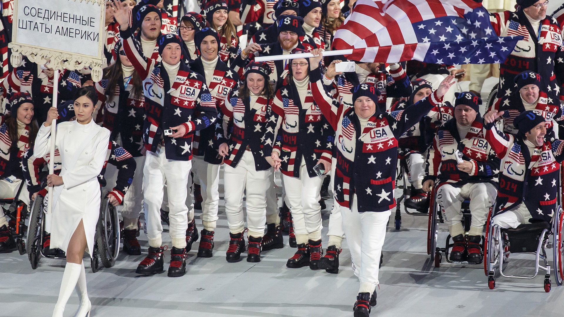 Jon Lujan Sochi 2014 Paralympic Winter Games — Opening Ceremony